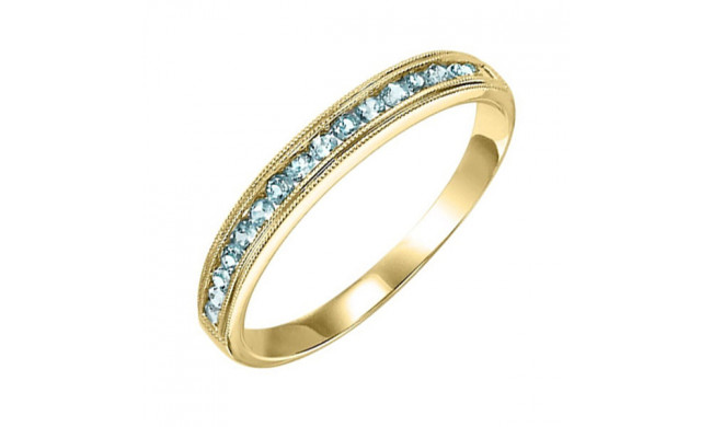 Gems One 14Kt Yellow Gold Aquamarine (1/3 Ctw) Ring - FR1274-4Y