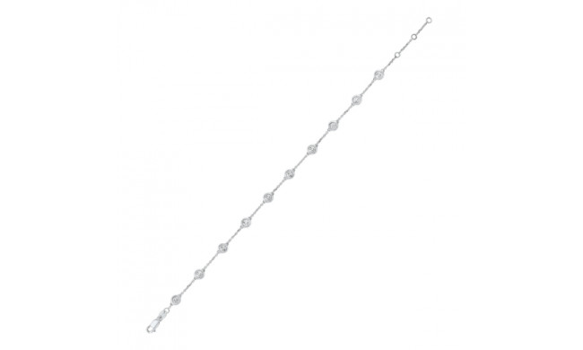 Gems One 14Kt White Gold Diamond (1/4Ctw) Bracelet - BC10056-4WF