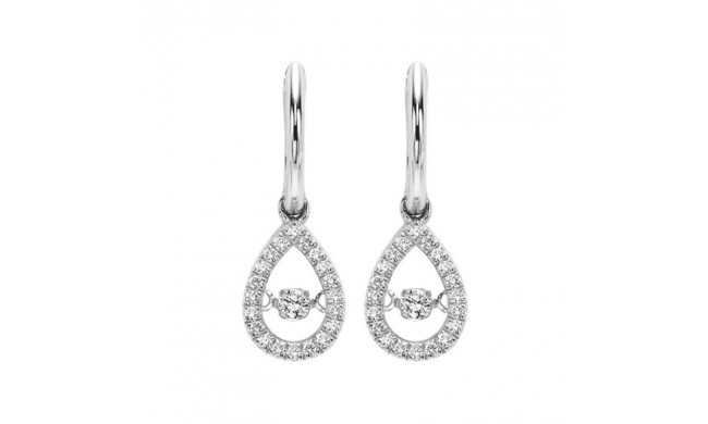 Gems One 14KT White Gold & Diamonds Stunning Fashion Earrings - 1/5 ctw - ROL1024-4WCBK