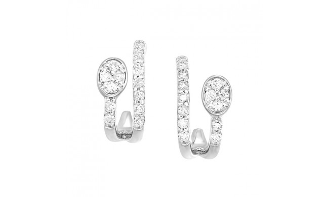 Gems One 10Kt White Gold Diamond (1/4Ctw) Earring - ER10657-1WD