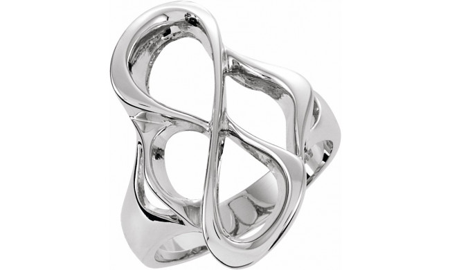 14K White Freeform Ring - 553337239P