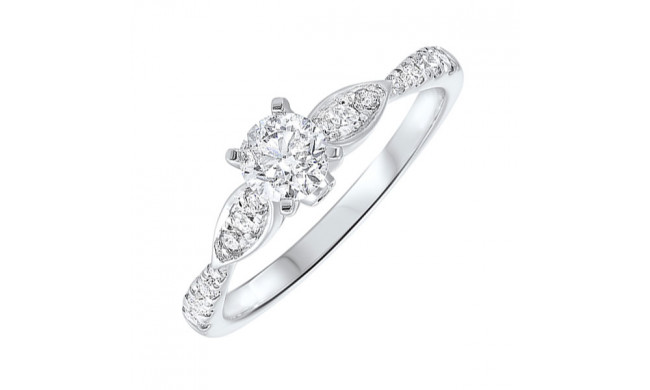 Gems One 14Kt White Gold Diamond(3/4Ctw) Ring - RG69494-4WC
