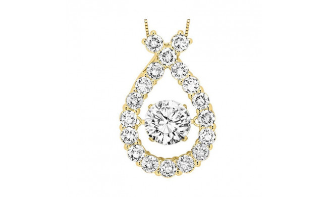 Gems One 14KT Yellow Gold & Diamond Rhythm Of Love Neckwear Pendant  - 3/4 ctw - ROL1138-4YC
