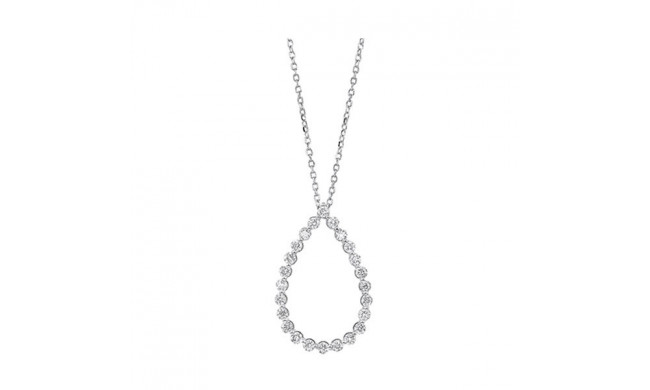 Gems One 14Kt White Gold Diamond (1/2Ctw) Pendant - PD10413-4WF
