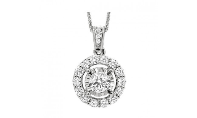 Gems One 14Kt White Gold Diamond (1Ctw) Pendant - FP1421/100-4WC