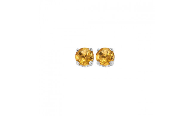 Gems One 14Kt White Gold Citrine (1 Ctw) Earring - ECR50-4W