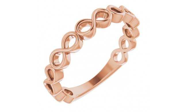 14K Rose Infinity Stackable Ring - 51703103P
