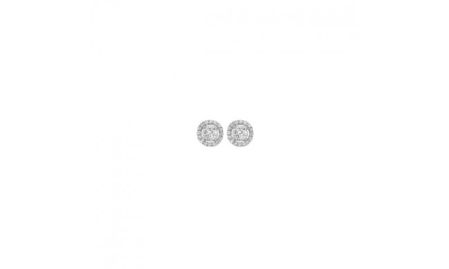 Gems One 14Kt White Gold Diamond (1/10 Ctw) Earring - FE4153/10-4WC