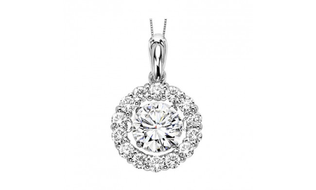Gems One 14KT White Gold & Diamond Rhythm Of Love Neckwear Pendant  - 3/4 ctw - ROL1042-4WC