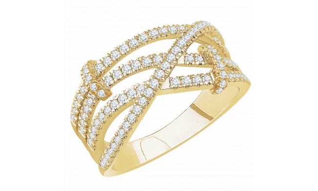 14K Yellow 1/2 CTW Diamond Ring - 65268160001P