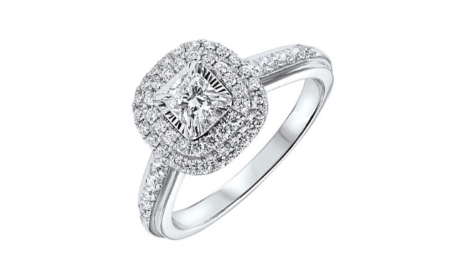Gems One 14Kt White Gold Diamond(3/4Ctw) Ring - RG58653-4WB