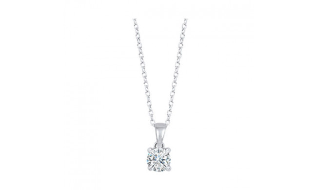 Gems One 14Kt White Gold Diamond (1/4Ctw) Pendant - PD10491-4WD