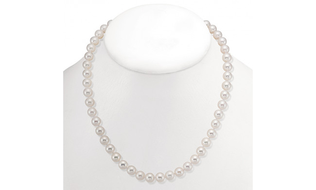 Mastaloni Ladies 14k Yellow Gold Freshwater Pearl Strand Necklace