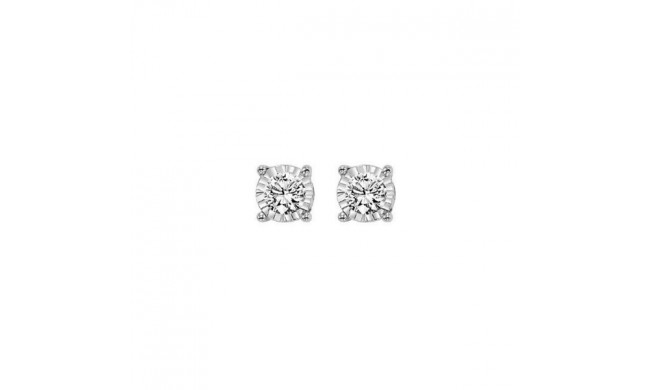 Gems One 14Kt White Gold Diamond (1/3Ctw) Earring - FE1259/30-4WC