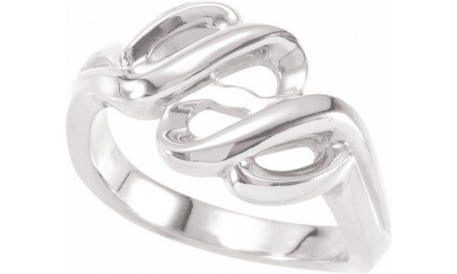 14K White Metal Fashion Ring - 567178111P