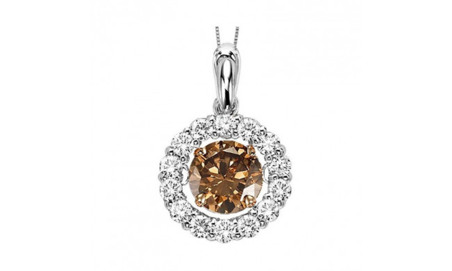 Gems One 14KT White Gold & Diamond Rhythm Of Love Neckwear Pendant  - 1/2 ctw - ROL1065-4WCDB