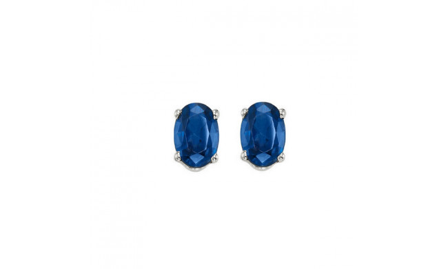 Gems One 14Kt White Gold Sapphire (1 Ctw) Earring - ESO64-4W