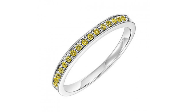 Gems One 14Kt White Yellow Gold Diamond(1/8Ctw) Ring - FR1314-4WYD
