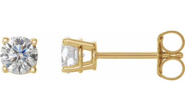 14K Yellow 1/2 CTW Diamond Earrings - 187470208P