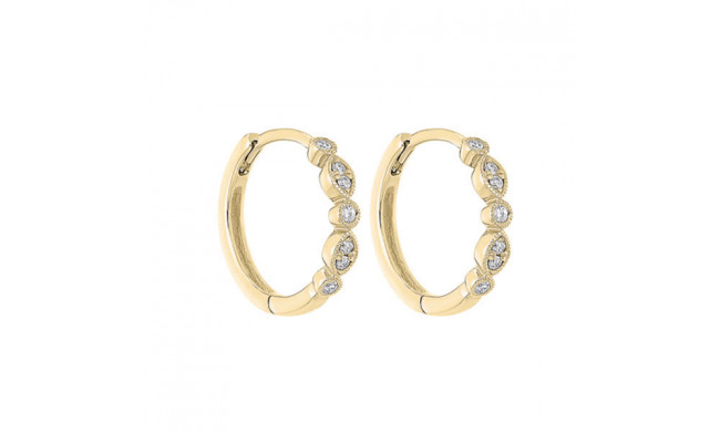 Gems One 14Kt Yellow Gold Diamond (1/6Ctw) Earring - ER28272-4YD
