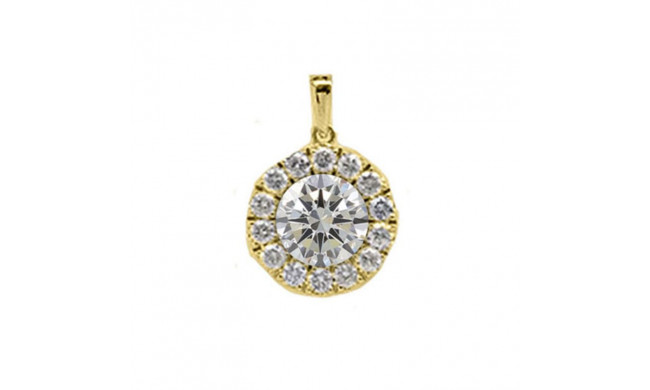 Gems One 14KT Yellow Gold & Diamond Rhythm Of Love Neckwear Pendant  - 2-1/2 ctw - ROL1215-4YC