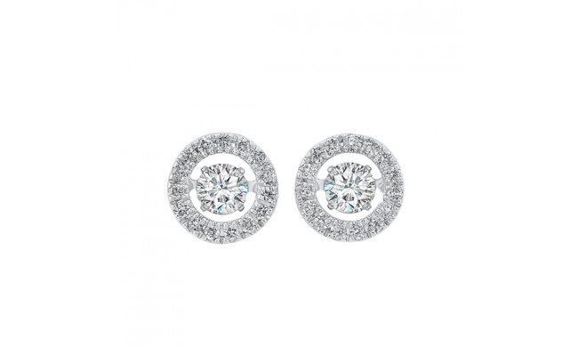 Gems One 14Kt White Gold Diamond (1/2Ctw) Earring - ROL1208-4WC