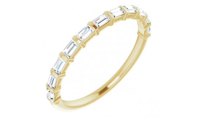 14K Yellow 1/5 CTW Diamond Anniversary Band - 1236756062P