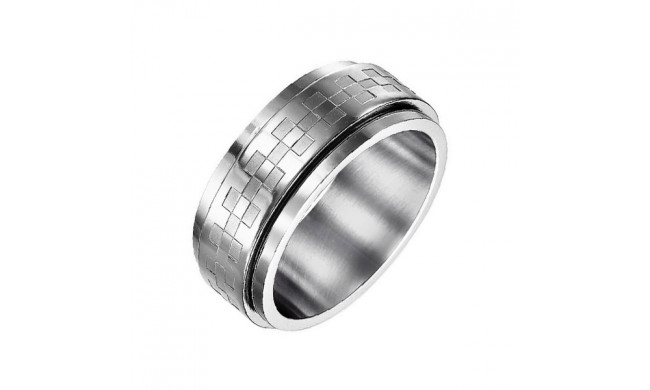 Gems One Tungsten Mens Steel Band - AMS1002-ST