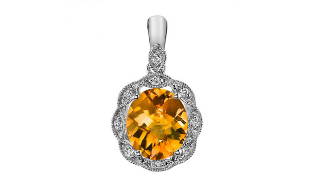 Stanton Color 14k Gold Citrine Pendant