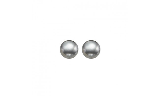 Gems One Silver Pearl (2 Ctw) Earring - FGPS6.0-SS