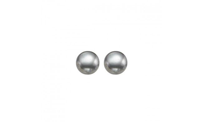Gems One Silver Pearl (2 Ctw) Earring - FGPS6.0-SS