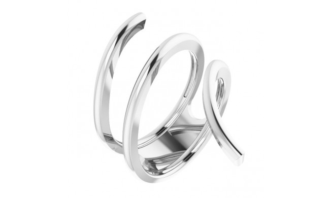 14K White Freeform Ring - 65211960001P