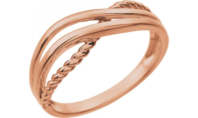 14K Rose Criss-Cross Ring - 861531002P