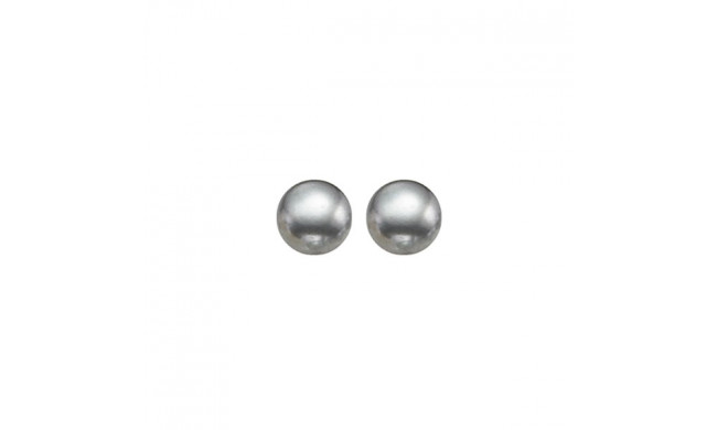 Gems One Silver Pearl (2 Ctw) Earring - FGPS5.5-SS