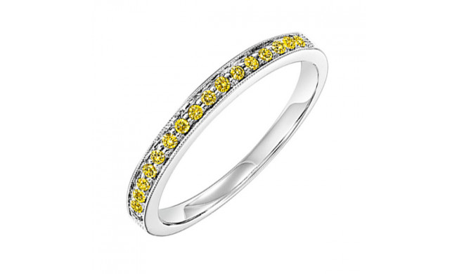 Gems One 10Kt White Yellow Gold Diamond(1/8Ctw) Ring - FR1310-1WYD
