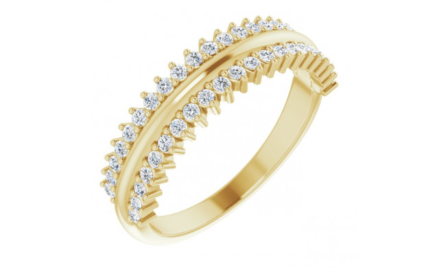 14K Yellow 1/3 CTW Diamond Anniversary Band - 123801601P