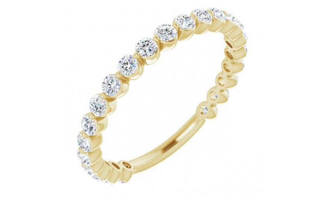 14K Yellow 3/4 CTW Diamond Anniversary Band - 123013602P