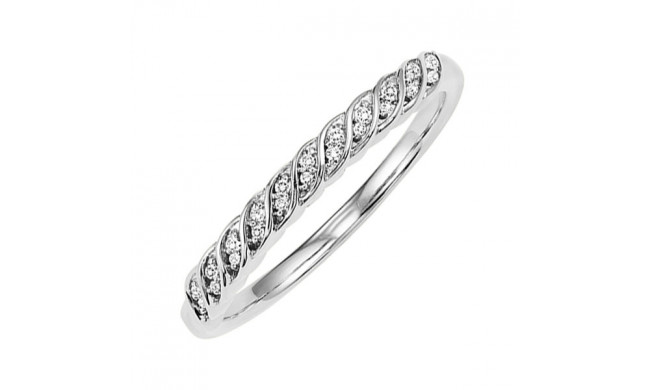 Gems One 10Kt White Gold Diamond (1/20 Ctw) Ring - FR1447-1WD