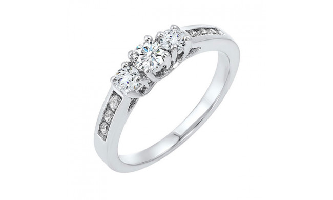 Gems One 14Kt White Gold Diamond (1/2Ctw) Ring - RG10775-4WC
