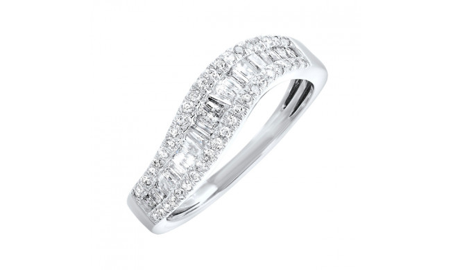 Gems One 14Kt White Gold Diamond (1/2Ctw) Ring - RG11815-4WDSC