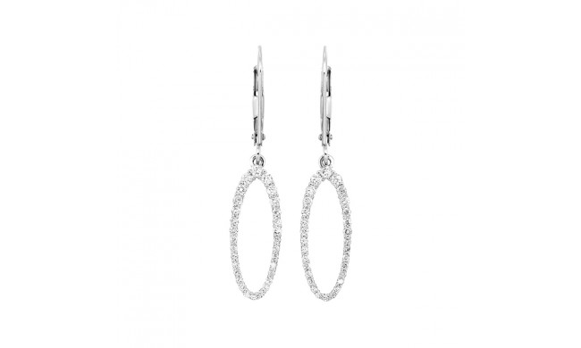 Gems One 14Kt White Gold Diamond (1/2Ctw) Earring - ER10655-4WD