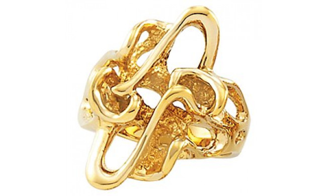 14K Yellow Nugget Ring - 532419779P