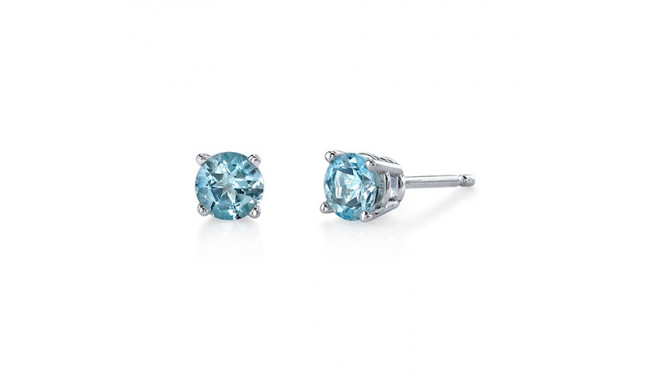 Stanton Color 14k Gold Aquamarine Earrings