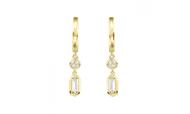 Gems One 14Kt Yellow Gold Diamond (1/6Ctw) Earring - ER10384-4YC