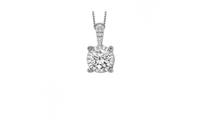 Gems One 14Kt White Gold Diamond (1/10 Ctw) Pendant - FP1425/10-4WC