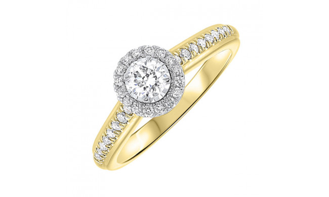 Gems One 14Kt White Yellow Gold Diamond(1/2Ctw) Ring - RG63185-4WYB