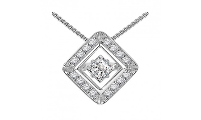 Gems One 14KT White Gold & Diamonds Stunning Neckwear Pendant - 7/8 ctw - ROL1074-4WC