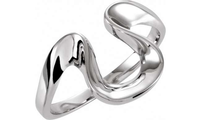 14K White Freeform Remount Ring - 50055887P
