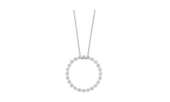 Gems One 14Kt White Gold Diamond (1Ctw) Pendant - PD10409-4WF