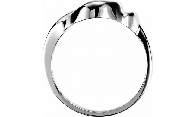 14K White Freeform Ring - 5703105292P